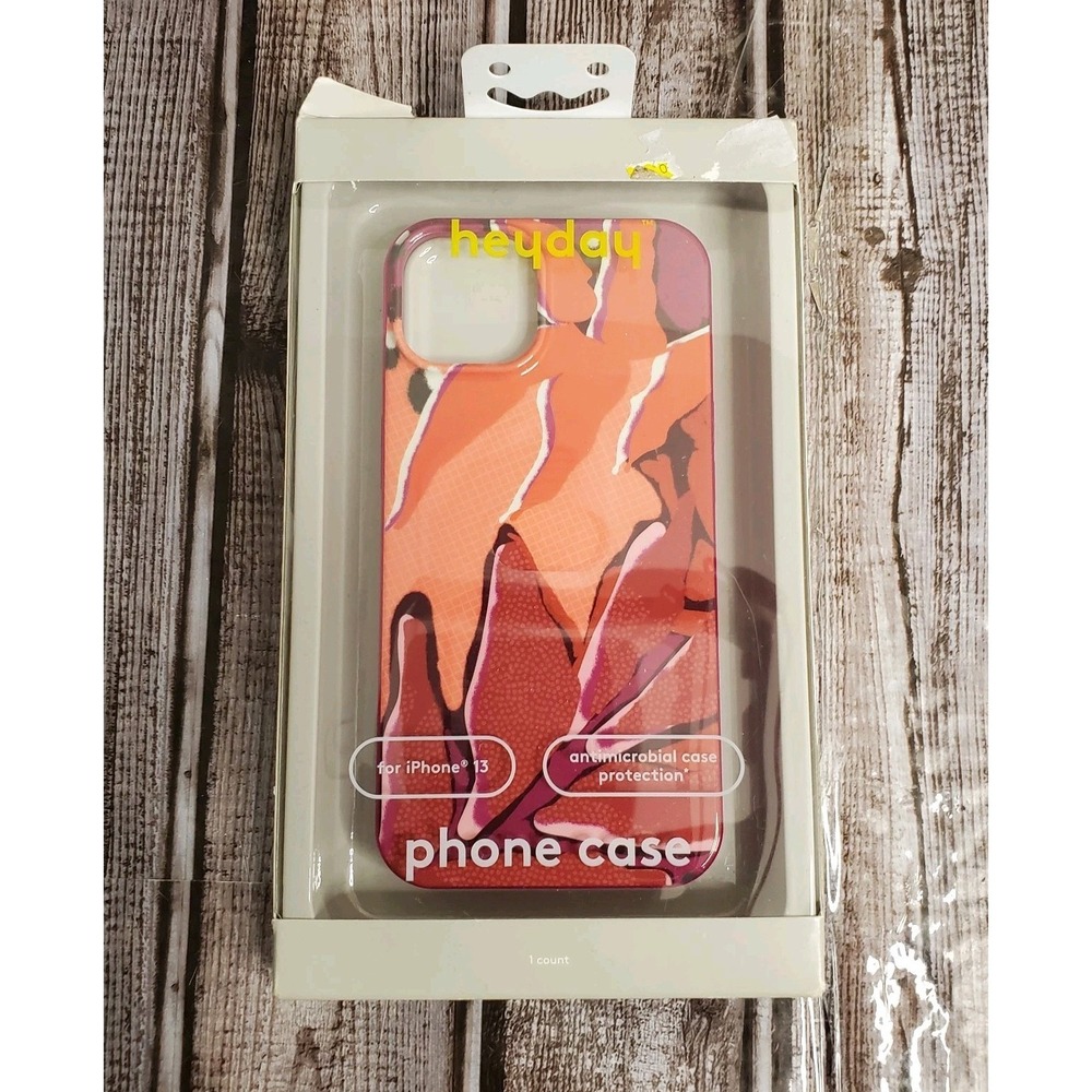 Heyday Case for Apple iPhone 13 - Antimicrobial - Botanical Red